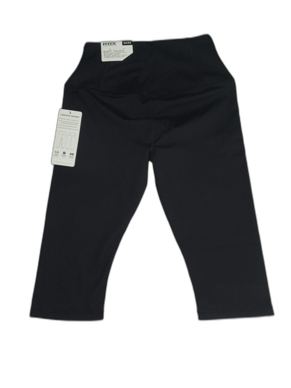 RBX Active Soft Touch Capri Leggings Size M Medium Black High Waist NWT $59 - Picture 6 of 12